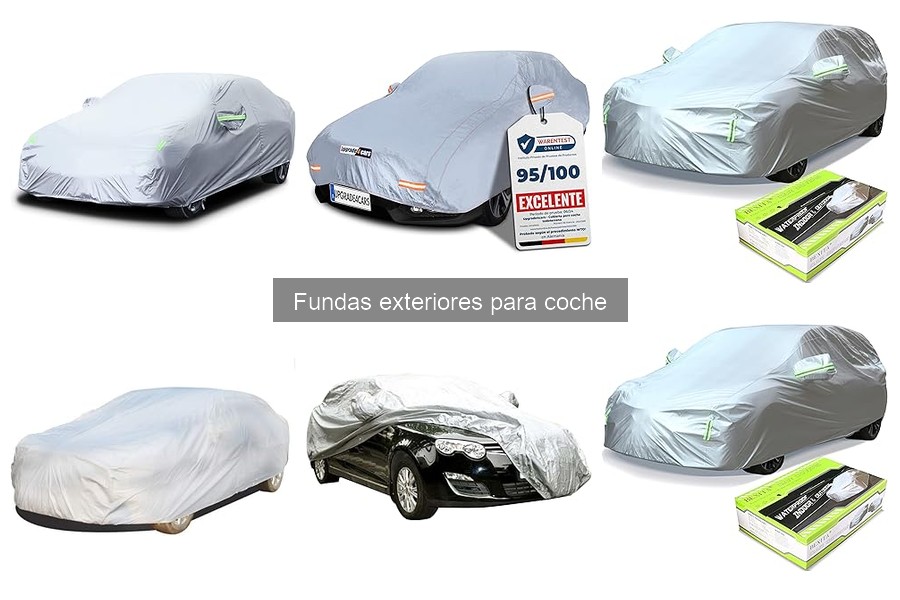 Instalación fácil de fundas exteriores para coche