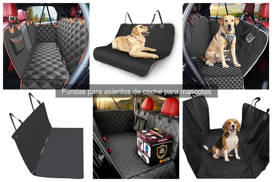 Instalación fácil de fundas para asientos de coche para mascotas