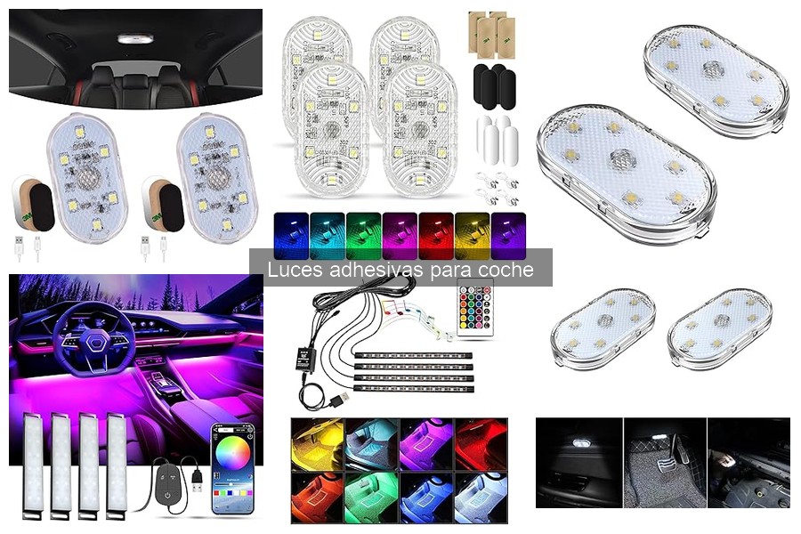 Las Mejores Luces Adhesivas para Coche: Comparativa 2023