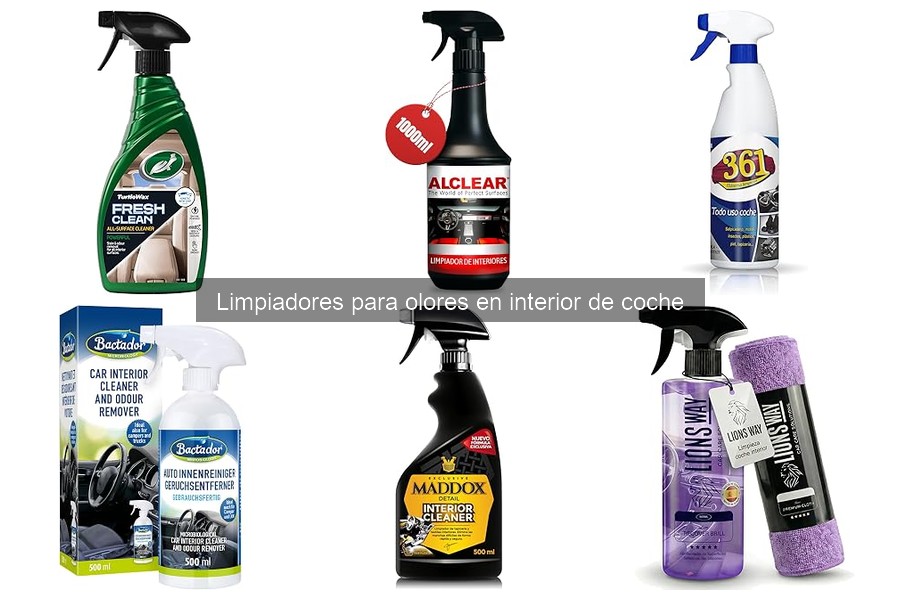 Limpiadores de olores para coches: recomendaciones efectivas