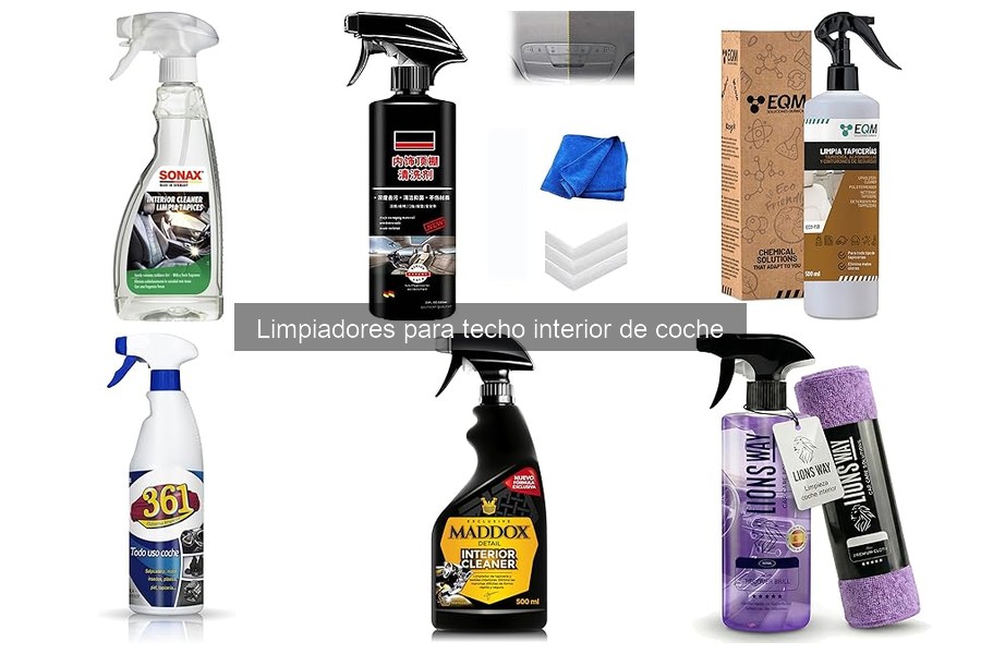 Limpiadores ecológicos para techo interior de coche: opciones sostenibles