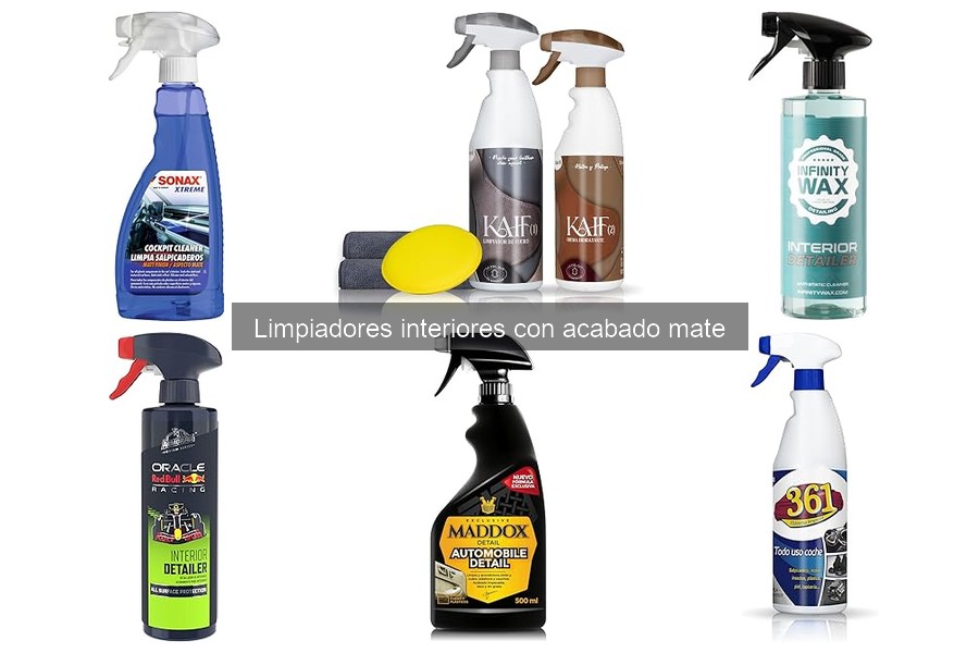 Limpiadores interiores con acabado mate: ¿Qué son y cómo usarlos?