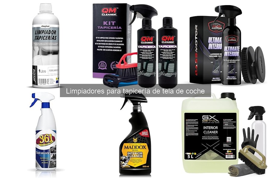 Limpiadores para tapicería de tela de coche: ¿Qué son?