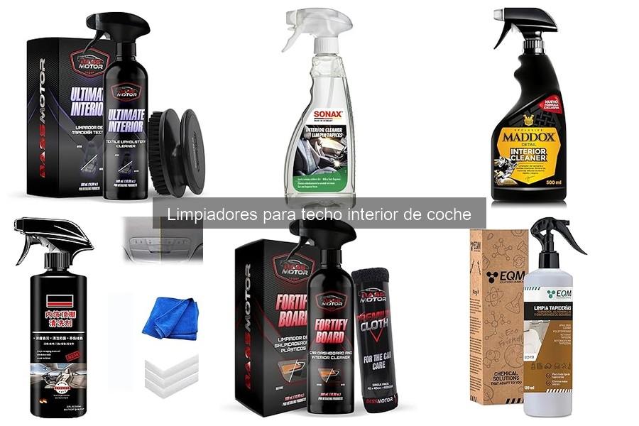 Limpiadores para techo interior de coche: ¿Qué son y cómo funcionan?