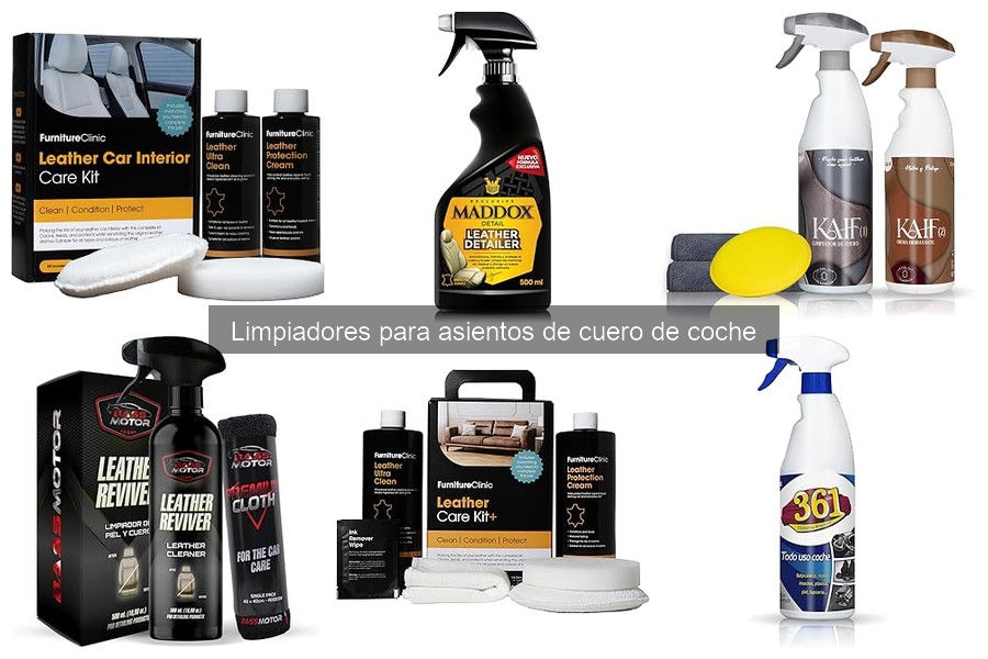 Los mejores limpiadores para asientos de cuero de coche