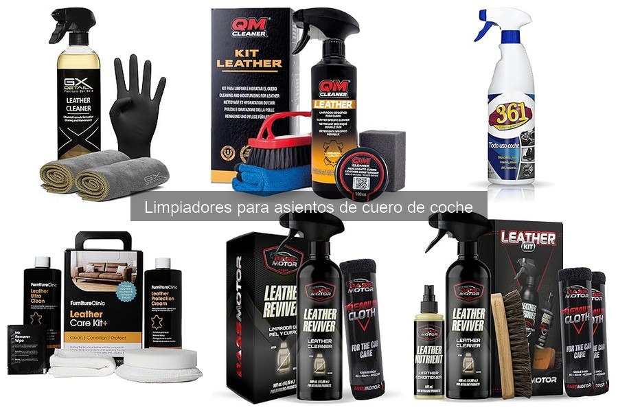 Los mejores limpiadores para asientos de cuero en coches familiares