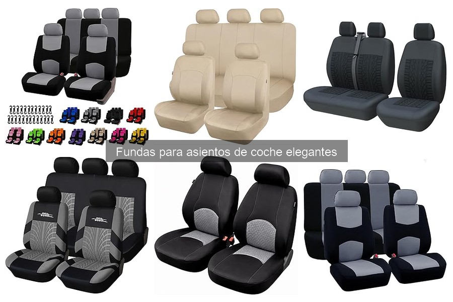 Mantenimiento de Fundas para Asientos de Coche Elegantes