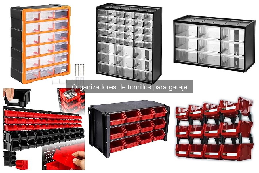 Mantenimiento de organizadores de tornillos: Consejos útiles
