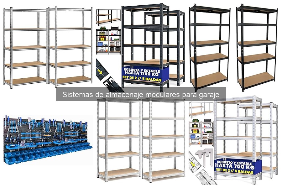 Mantenimiento de sistemas de almacenaje modulares para garaje