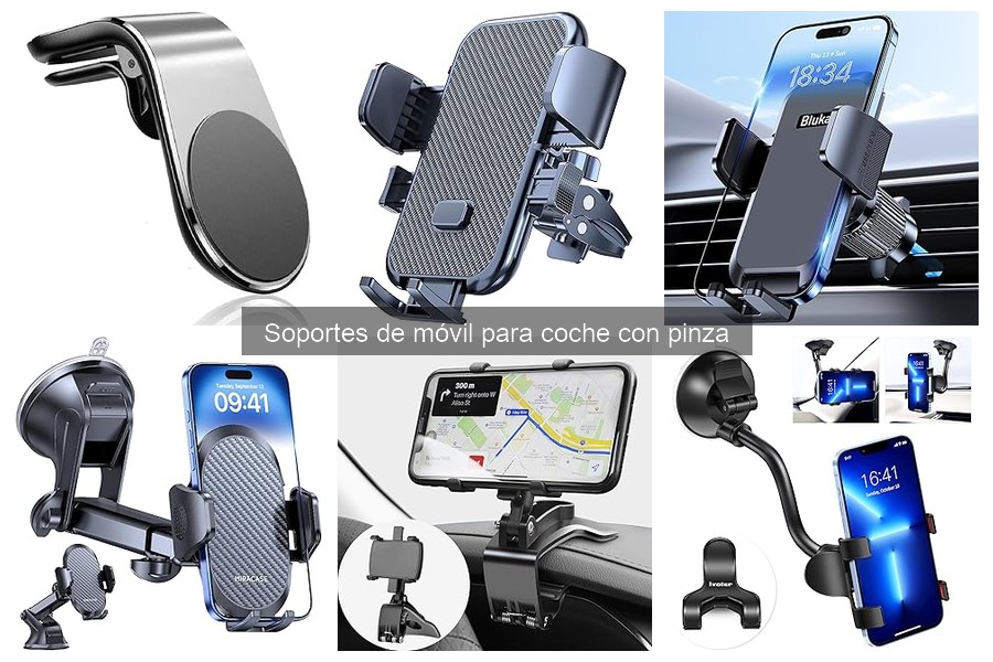 Mantenimiento de Soportes de Móvil para Coche con Pinza