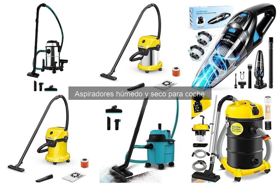 Mantenimiento eficiente de aspiradores húmedo y seco para coche