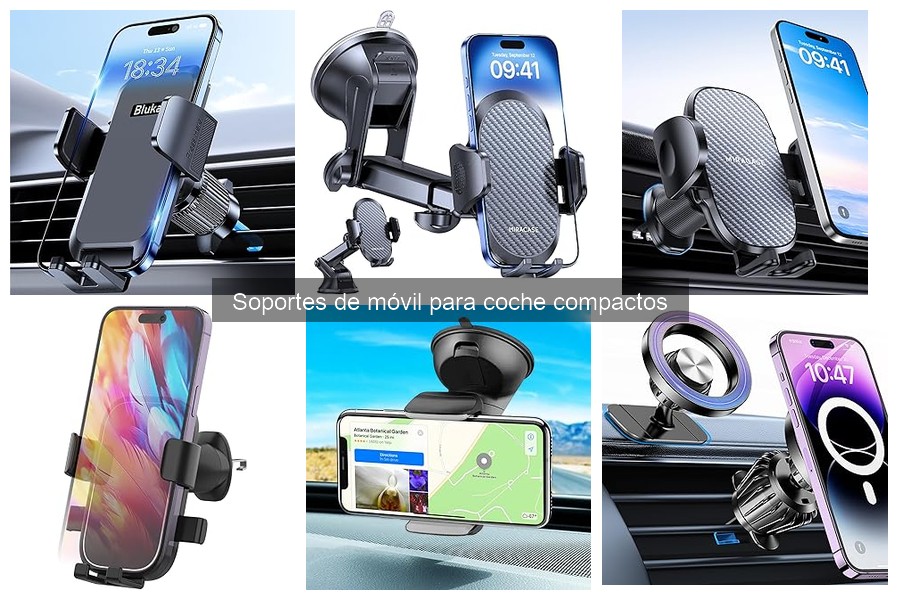 Mantenimiento y cuidado de soportes de móvil para coche