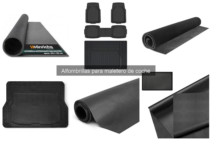Mantenimiento y limpieza de alfombrillas de maletero de coche