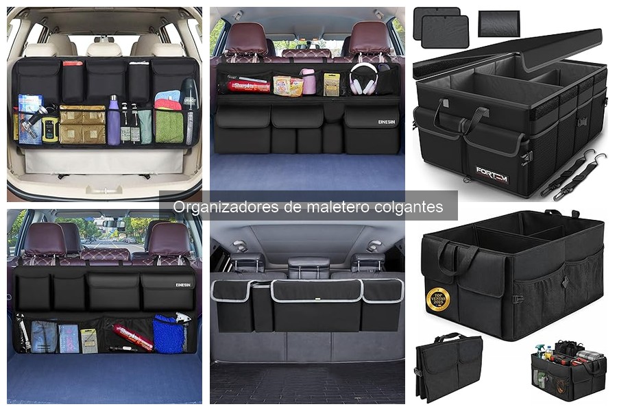 Mantenimiento y limpieza de organizadores de maletero colgantes