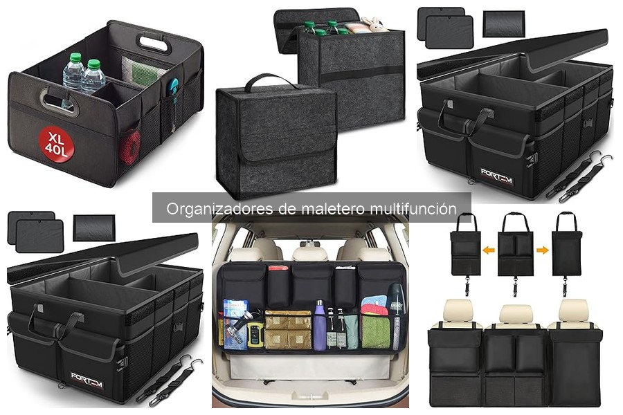 Mantenimiento y limpieza de organizadores de maletero