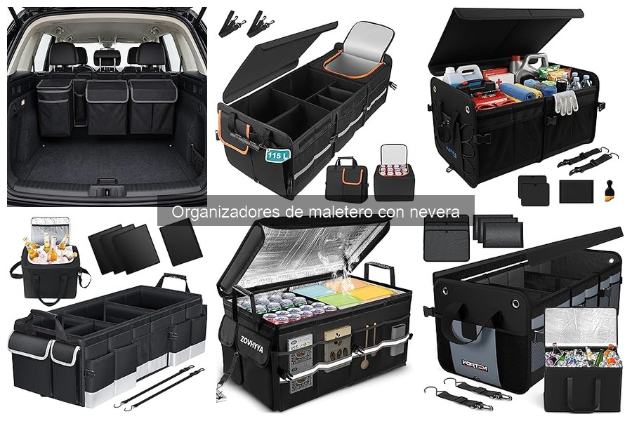 Materiales ideales para organizadores de maletero con nevera