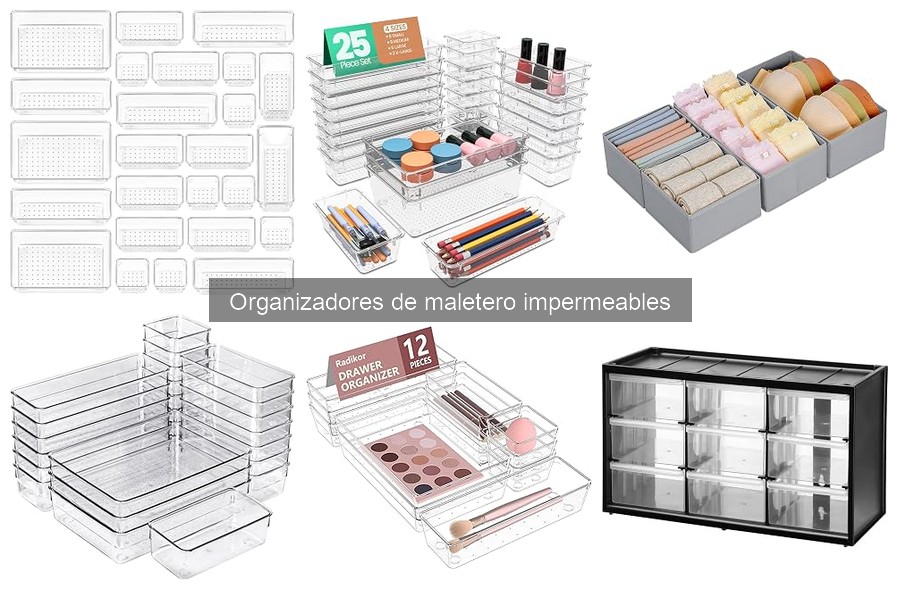 Mejora tu organizador de maletero impermeable: accesorios útiles