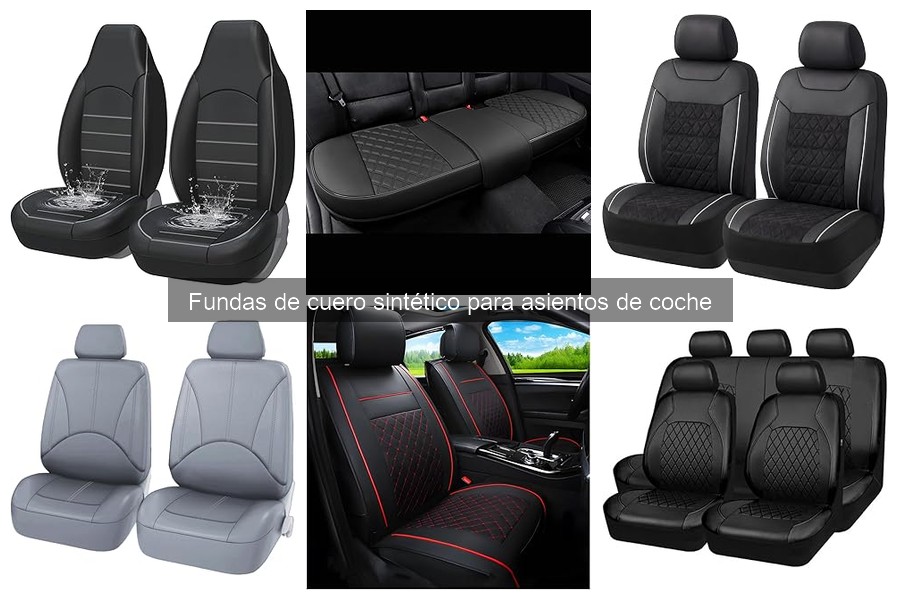 Mejoras fundas de cuero sintético para coches familiares