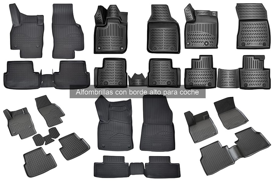 Mejores alfombrillas con borde alto para coches familiares