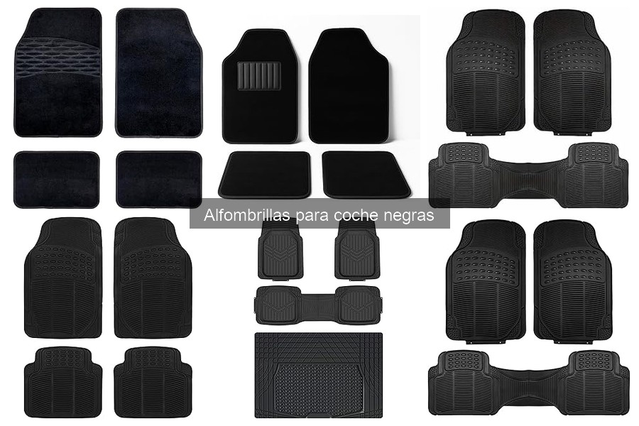 Mejores Alfombrillas Negras para Coches Familiares en 2023