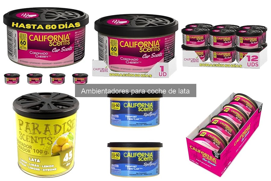 ** Mejores ambientadores de lata para coche en 2023