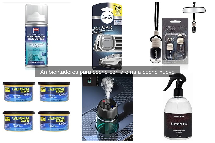 Mejores ambientadores para coche con aroma a coche nuevo