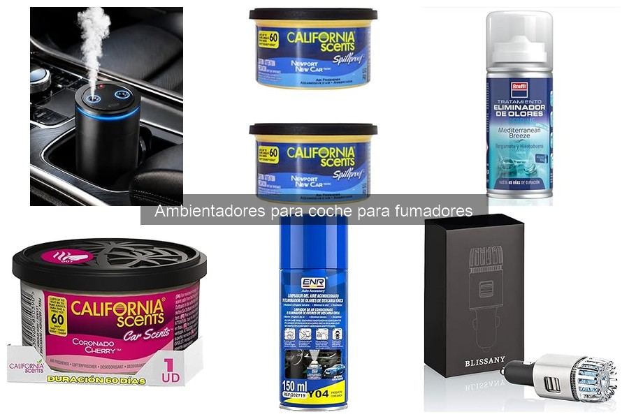 Mejores ambientadores para coche para fumadores en 2023