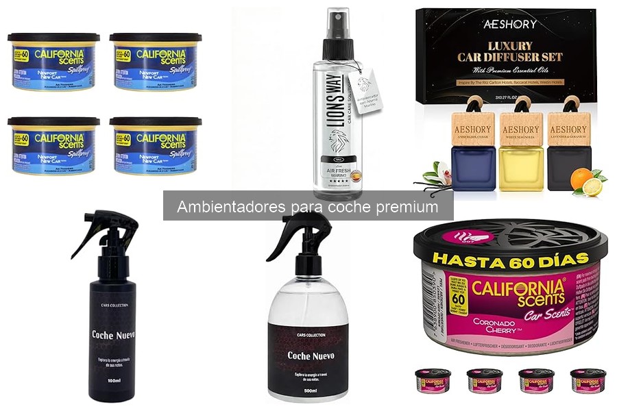 Mejores ambientadores premium para coche: comparativa 2023