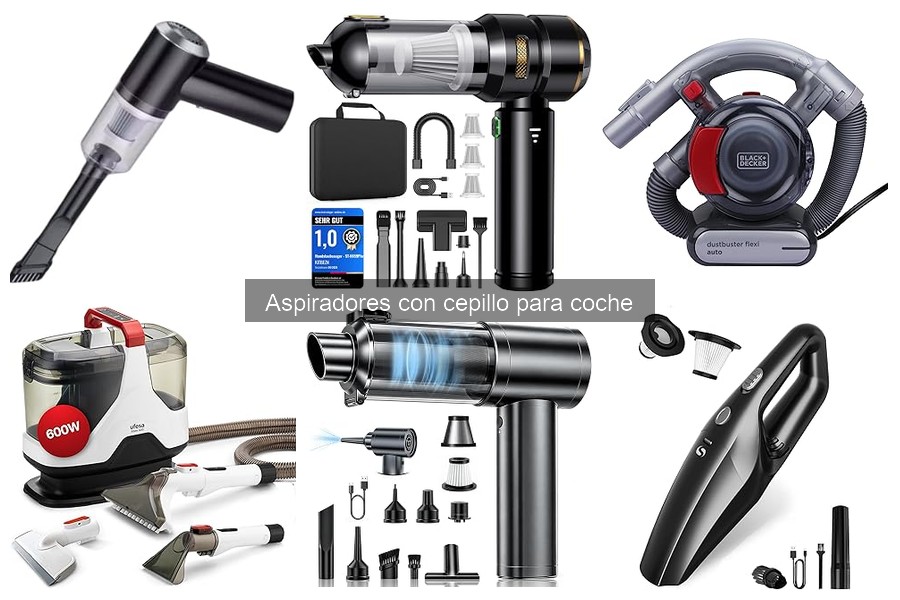 Mejores aspiradores con cepillo para coche según opiniones