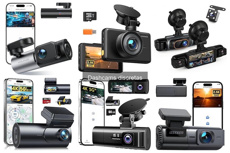 Mejores características de dashcams discretas para tu coche