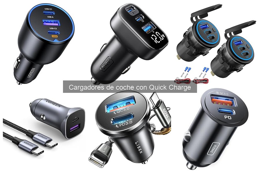 Mejores Cargadores de Coche con Quick Charge para Smartphones