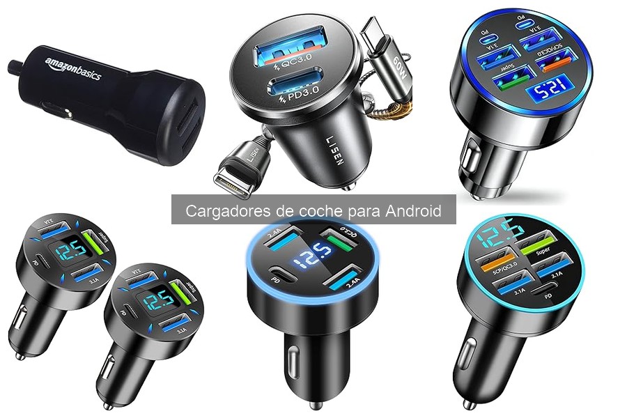 Mejores cargadores de coche para Android en 2023