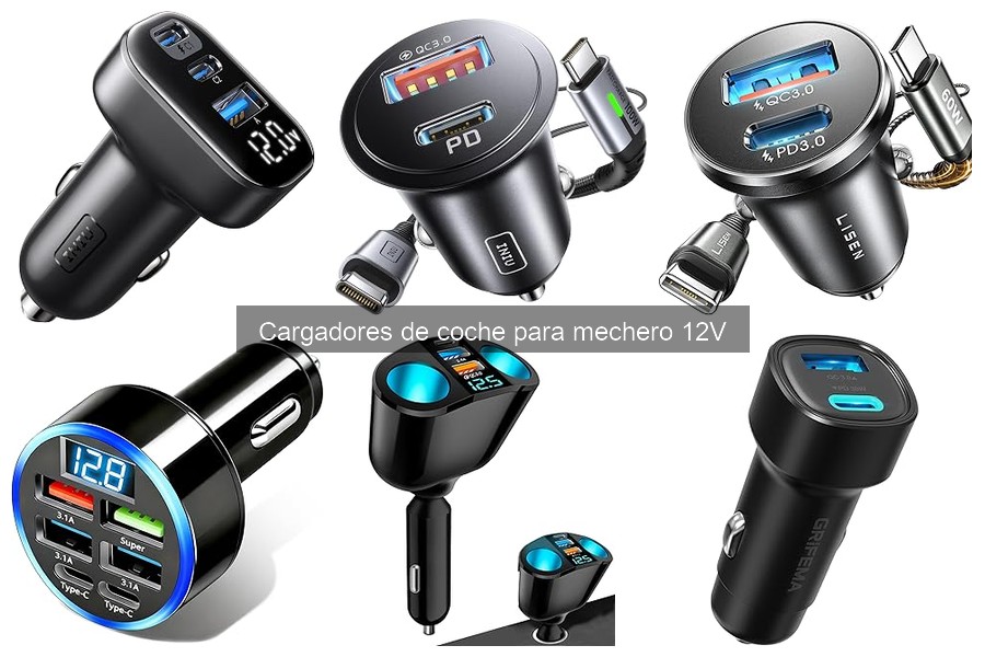 Mejores Cargadores de Coche para Mechero 12V en 2023