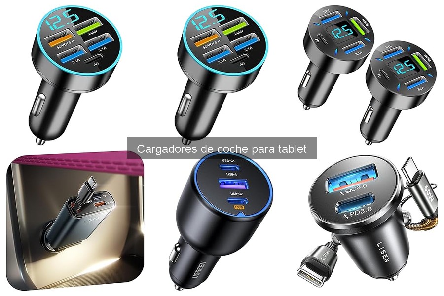 Mejores Cargadores de Coche para Tablet 2023: Comparativa