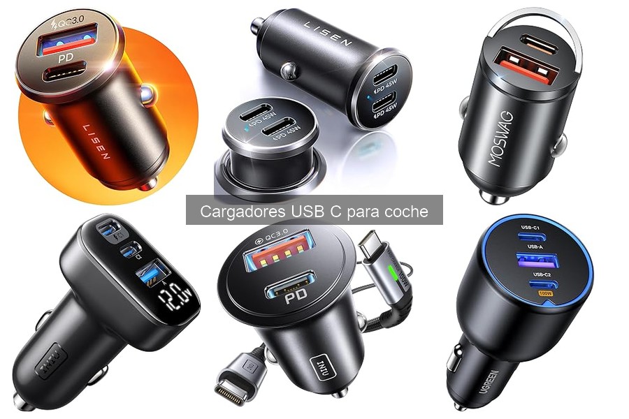 Mejores Cargadores USB C para Coche en 2023: Comparativa