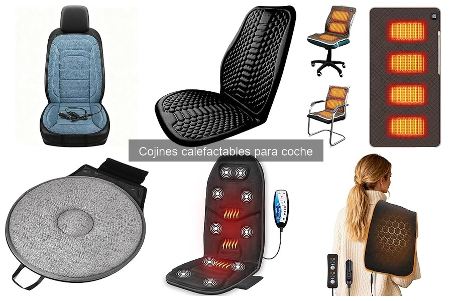 Mejores cojines calefactables para coche según tipo de vehículo