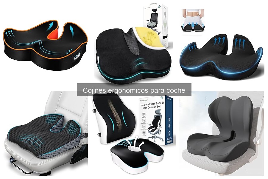 Mejores cojines ergonómicos para viajes largos en coche