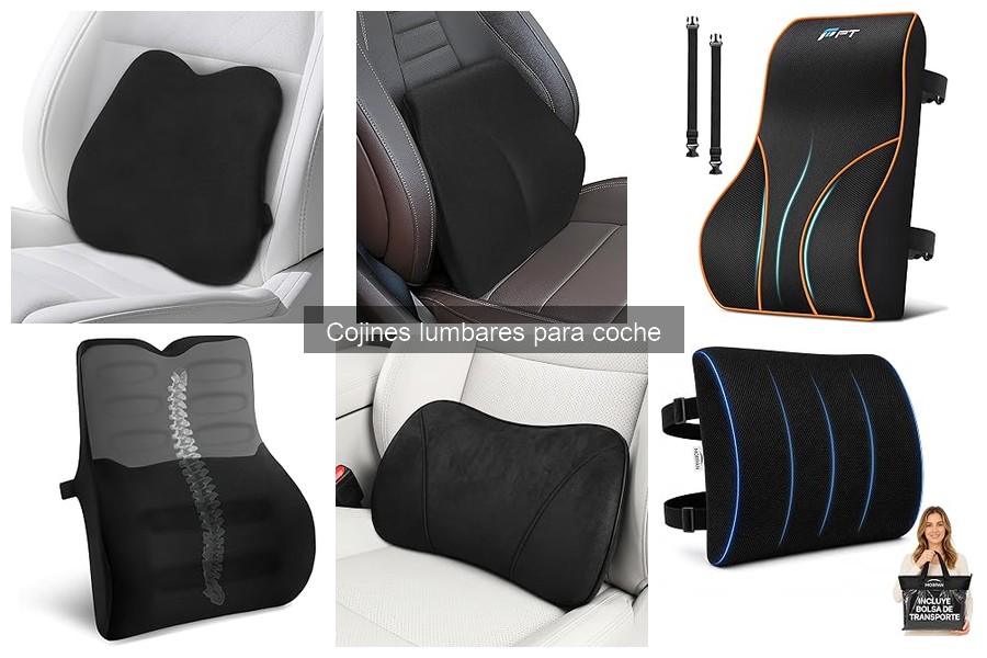 Mejores cojines lumbares para coches deportivos en 2023