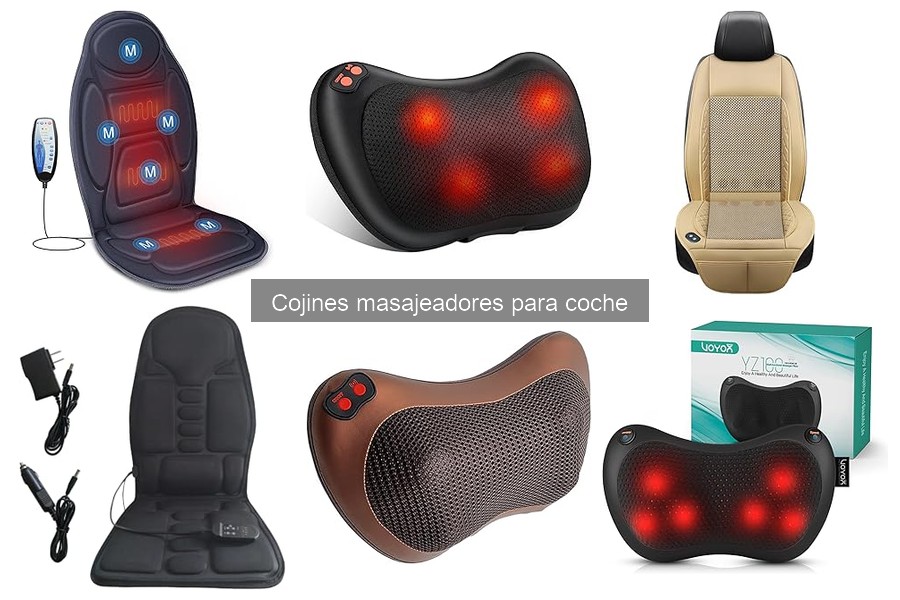 Mejores cojines masajeadores para viajes largos en coche