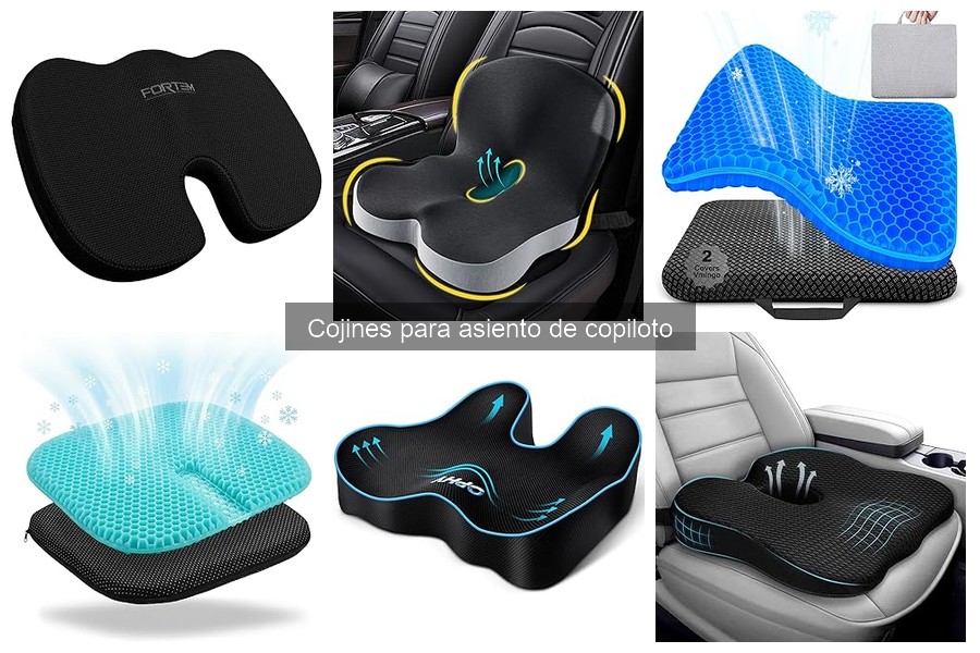 Mejores cojines para asiento de copiloto en 2023