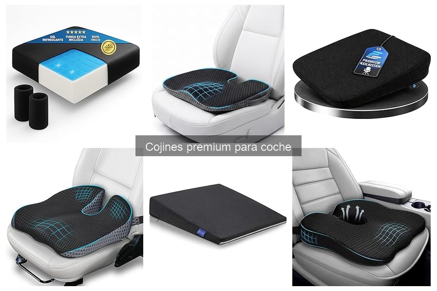 Mejores cojines premium para viajes largos en coche