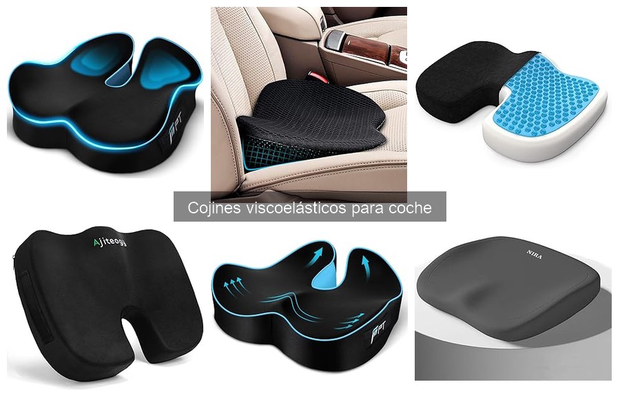 Mejores cojines viscoelásticos para viajes largos en coche