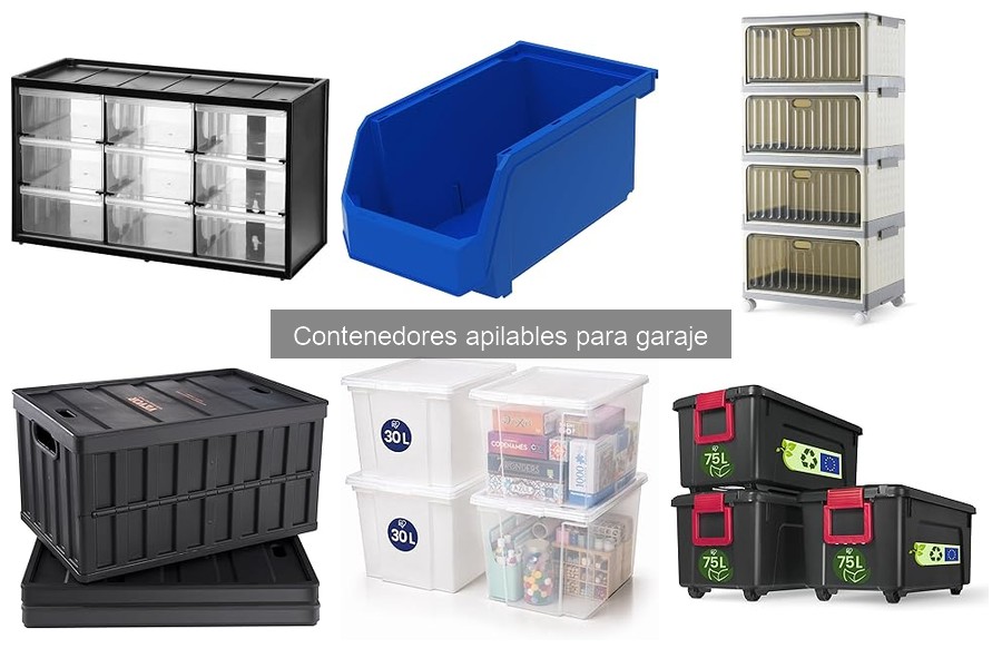 Mejores contenedores apilables para garaje en 2023