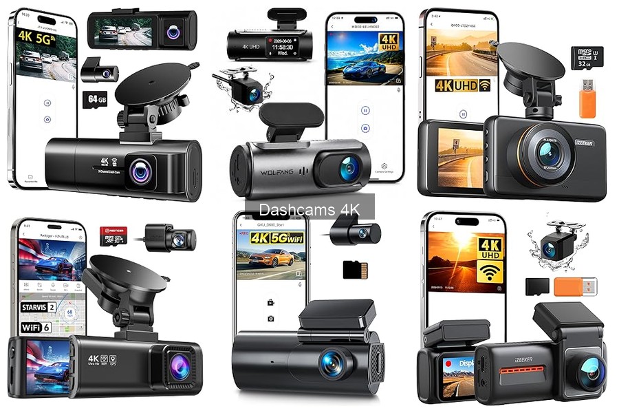 Mejores Dashcams 4K para Viajes Largos: Comparativa