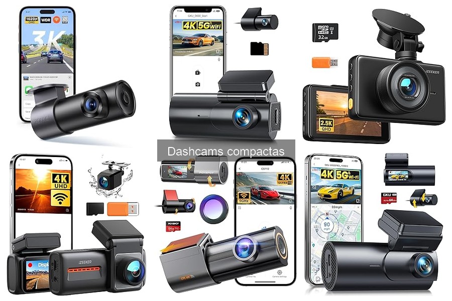 Mejores Dashcams Compactas para Viajes Largos