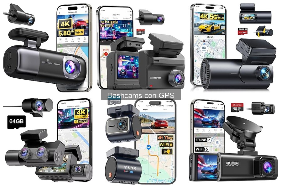 Mejores dashcams con GPS para conducir en la ciudad