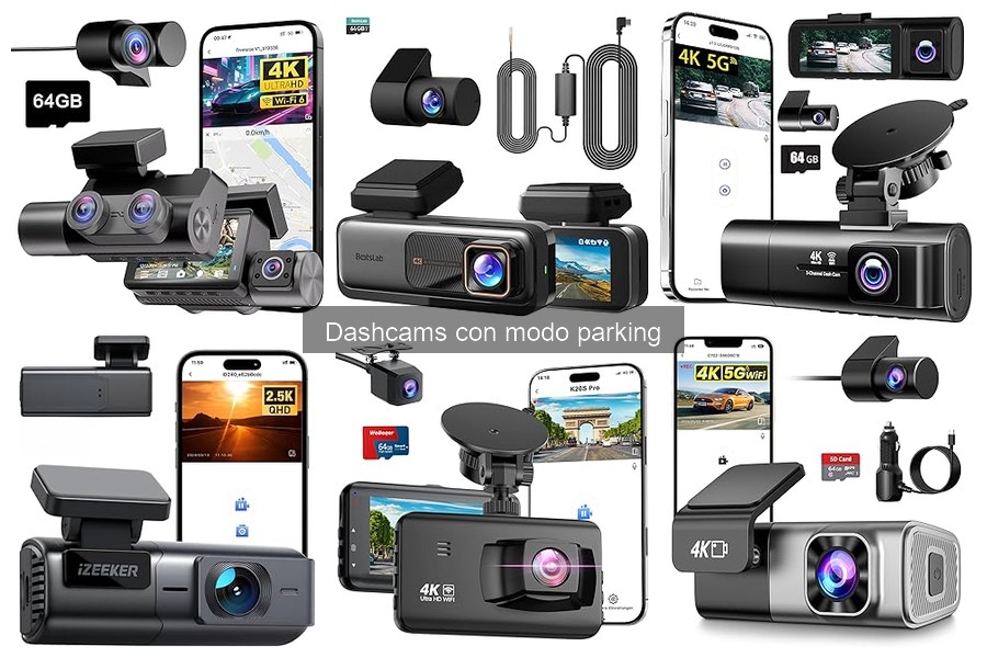 Mejores dashcams con modo parking 2023: comparativa completa