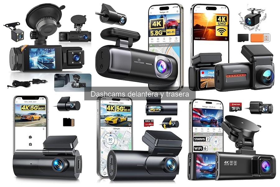 Mejores Dashcams Delantera y Trasera para Principiantes