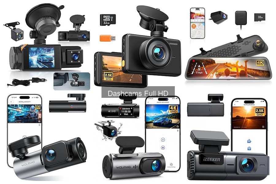 Mejores dashcams Full HD para coche en 2024