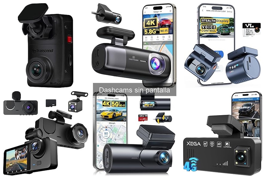 Mejores dashcams sin pantalla para coches en 2023